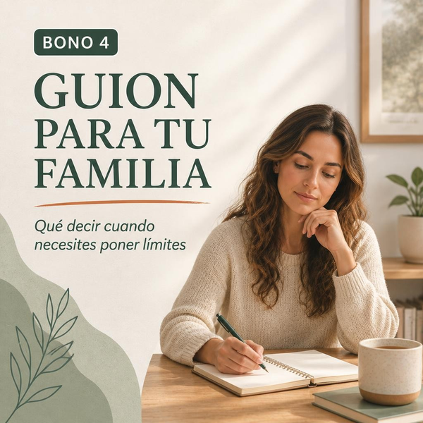 Portada del bono 4: Guion para tu familia